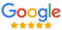 5 star Google Reviews logo