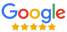 5 star Google Reviews logo
